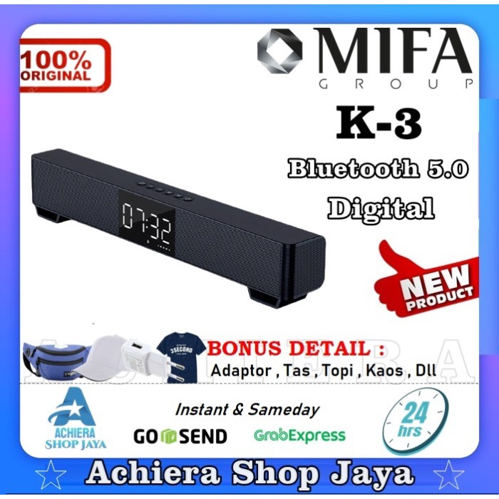 Jual Speaker Bluetooth Xiaomi Soundbar Mifa K3 Stereo Original | Shopee ...