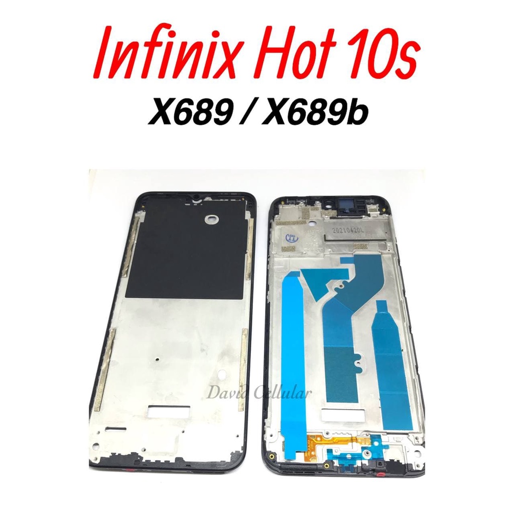 Jual FRAME INFINIX HOT 10S X689 X689B - TATAKAN LCD TULANG TENGAH ...