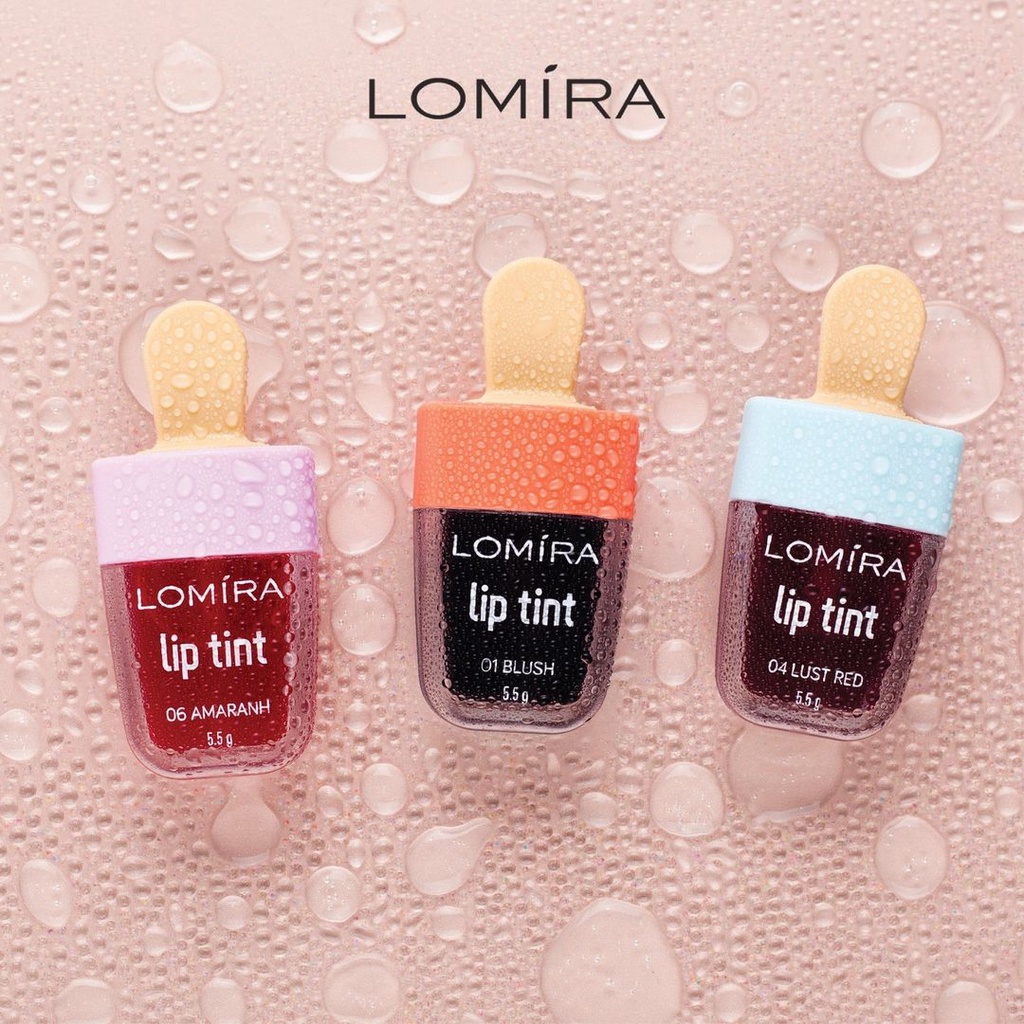 Jual Lomira Lip Tint Blush Crimsom Scarlet Lust Red Vermillion Amaranh Liptin