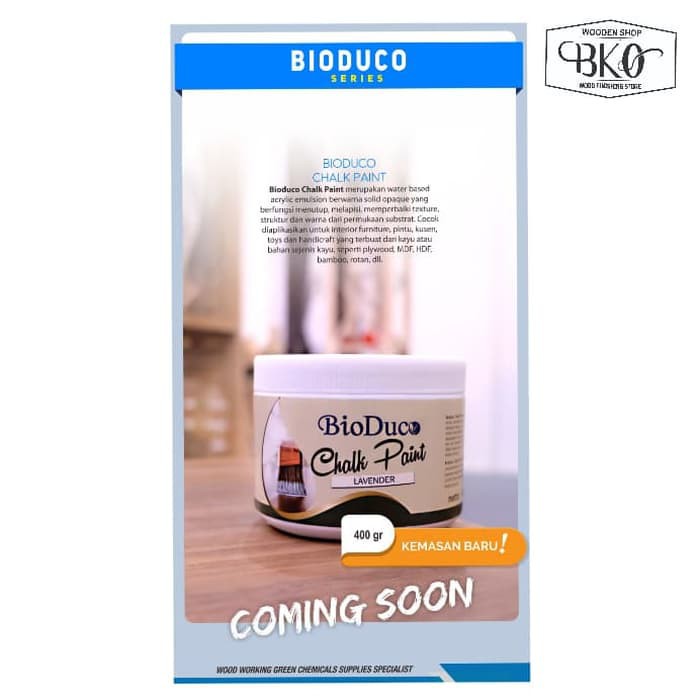 Jual Bio duco Chalk Paint biovarnish waterbased 400gr | Shopee Indonesia