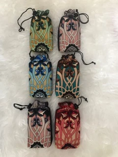 Sajadah Travel Lipat Pouch Mini Model 3 Motif Ka'bah Praktis Ringan Oleh-Oleh Haji Umroh