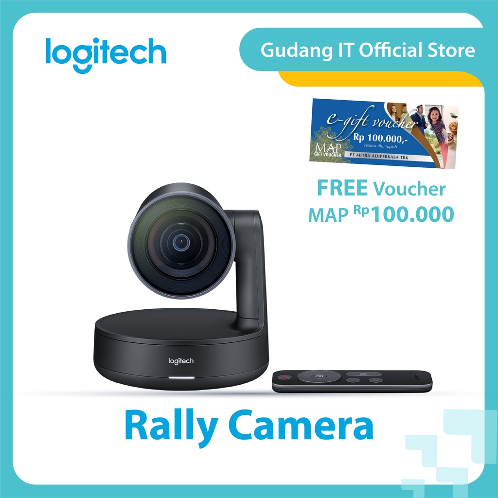 Jual LOGITECH RALLY CAMERA ULTRA HD | Shopee Indonesia