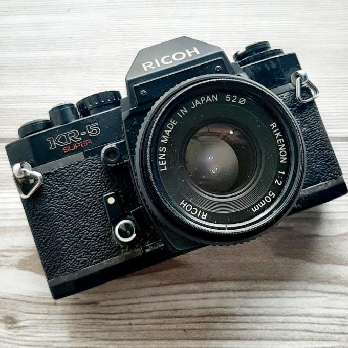 Jual Kamera Analog Ricoh XR 500 Kit Lens Ricoh KR 5 Super Kit Lens Shopee Indonesia