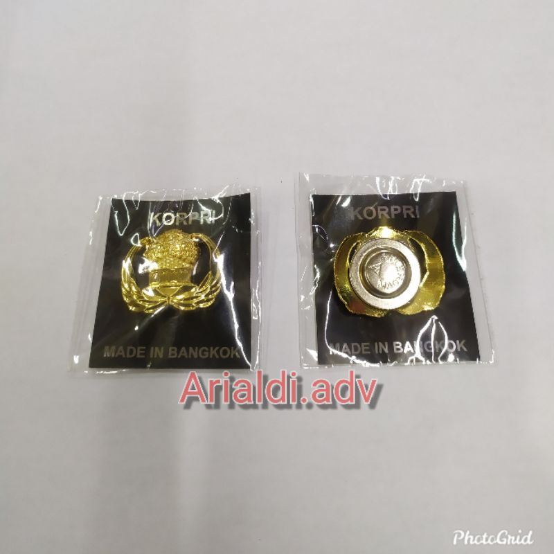 Jual pin korpri MADE IN BANGKOK berkualitas -magnet | Shopee Indonesia
