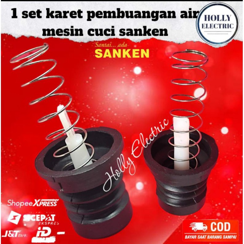 Jual Satu Set Seal Karet Pembuangan Air Mesin Cuci Sanken Seal