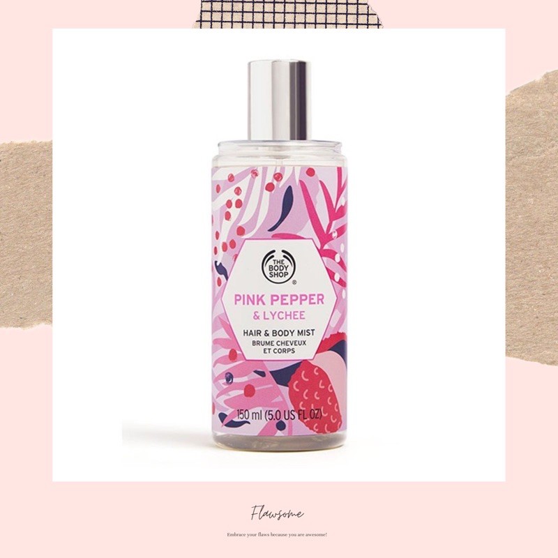 Jual THE BODY SHOP PINK PEPPER LYCHEE HAIR BODY MIST Shopee