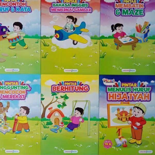 Jual Super Sale DIENQ BUKU PAKET TK A B BESAR SEMESTER 1 2 - BUKU ANAK ...