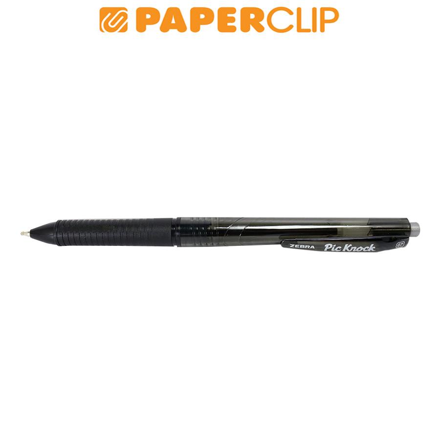 BALLPOINT ZEBRA PICKNOCK 07 ISI 3 BLACK (2)
