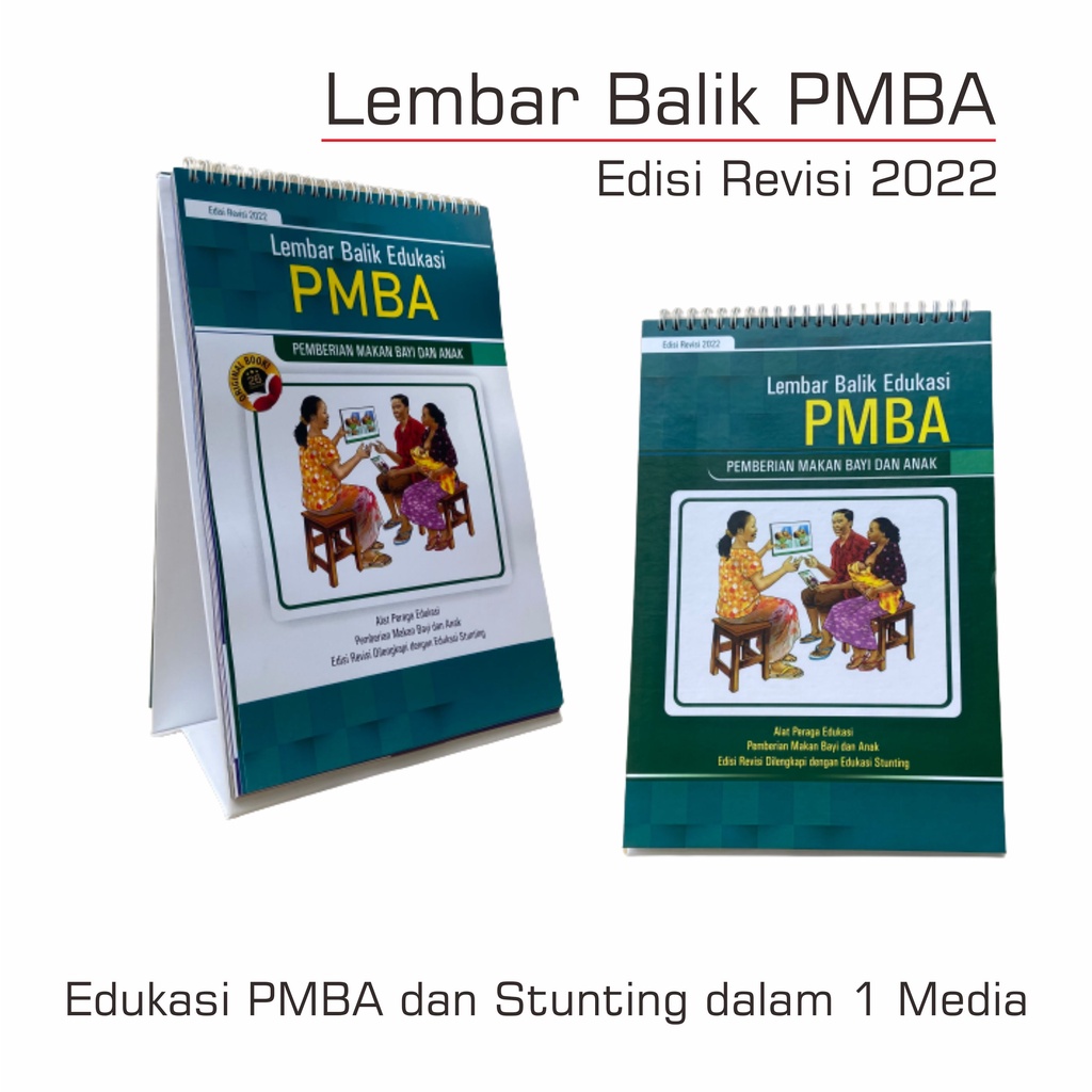 Jual Buku Lembar Balik PMBA Edisi Revisi 2022, Buku Penyuluhan PMBA ...