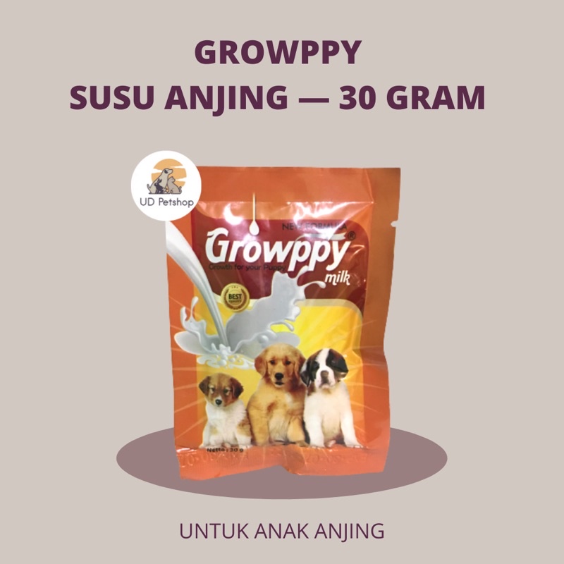 Jual Growppy Milk 30 gram [satuan] - Susu Anak Anjing - Susu Anjing ...