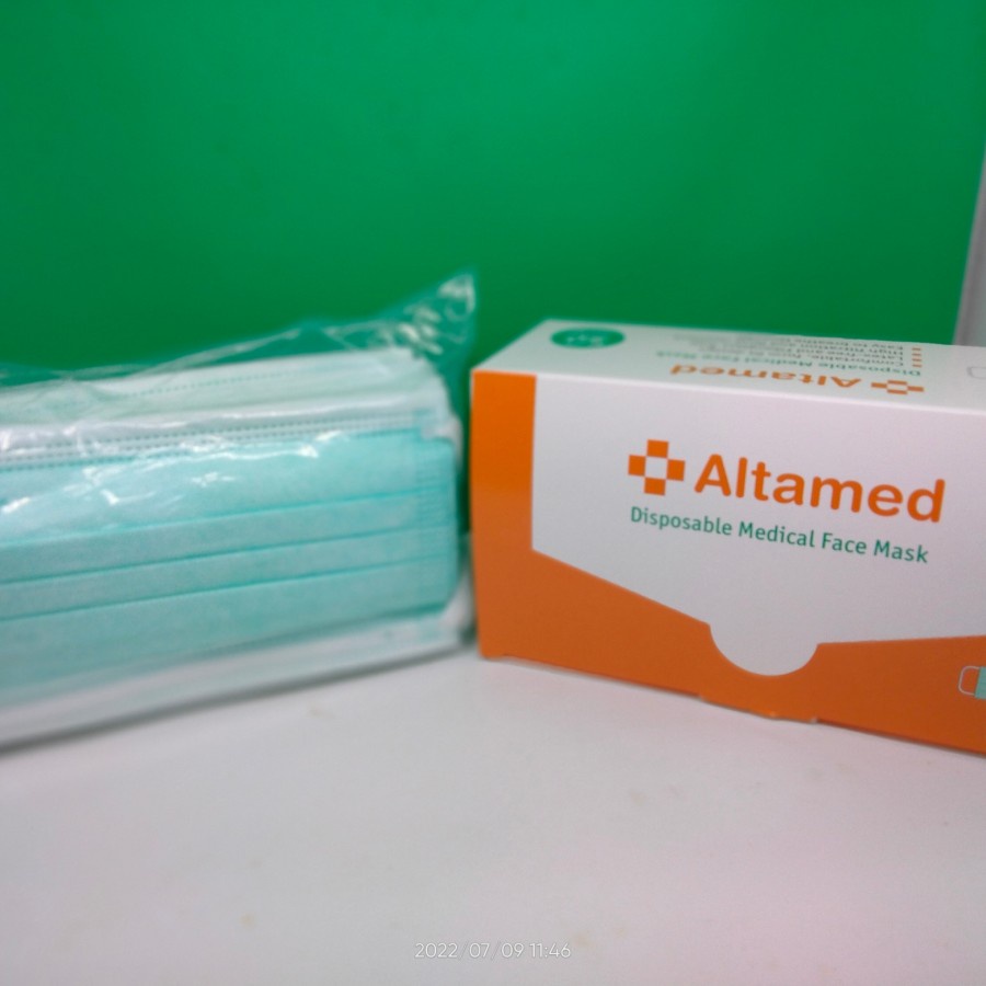 Jual Masker Headloop - Hijab Altamed Box isi 50 pcs | Shopee Indonesia