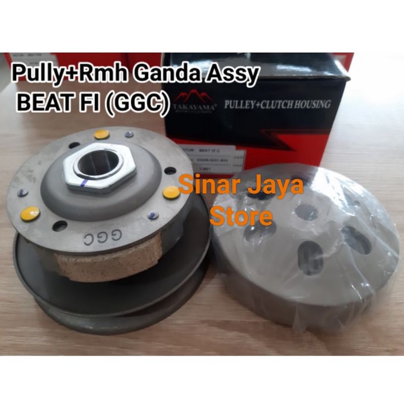 Jual Pully Primary Assy pully Set Komplit Beat FI / Scoopy FI Takayama ...