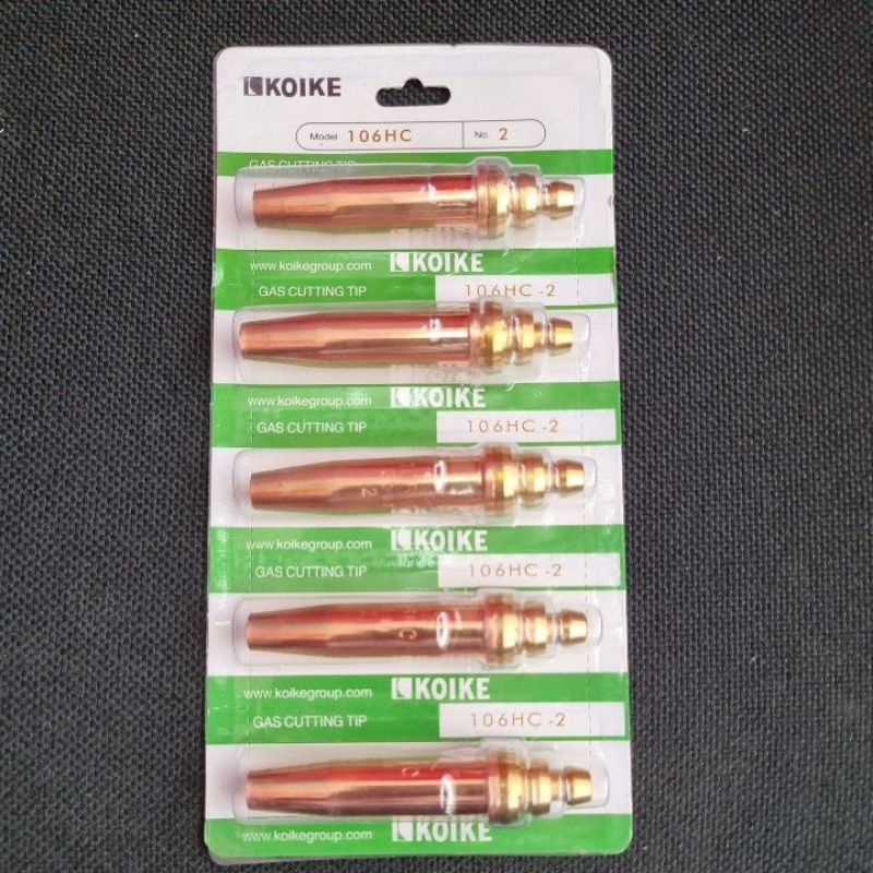 Jual GAS CUTTING TIP KOIKE NO 2 /NOZZLE BLENDER POTONG STRONG 25 NO 2