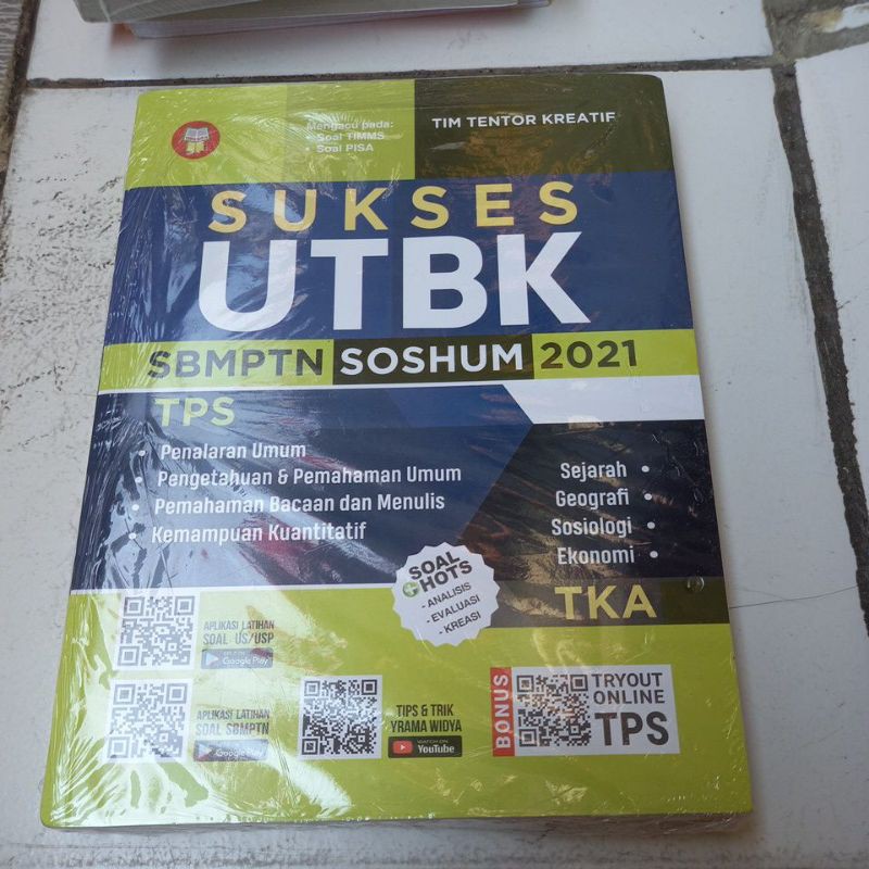 Jual Buku Sukses Utbk Sbmptn Soshum 2021 Tps Shopee Indonesia