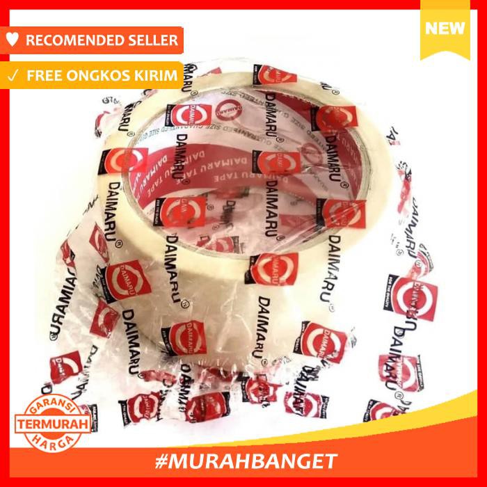 Jual Selotip & Double Tape Lakban Kertas Atau Masking Tape Daimaru 2