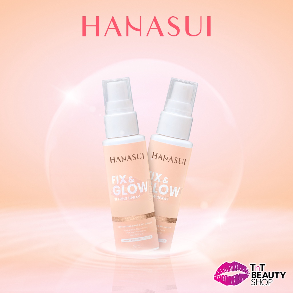 Jual Hanasui Fix & Glow Setting Spray 60ml Shopee Indonesia