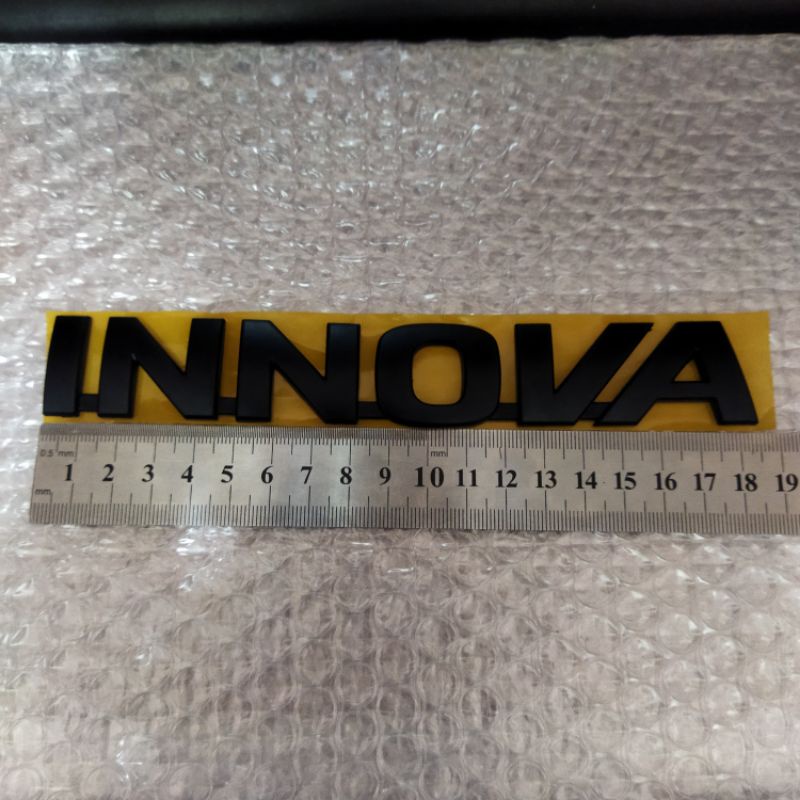 Jual emblem merek tulisan innova hitam dop | Shopee Indonesia