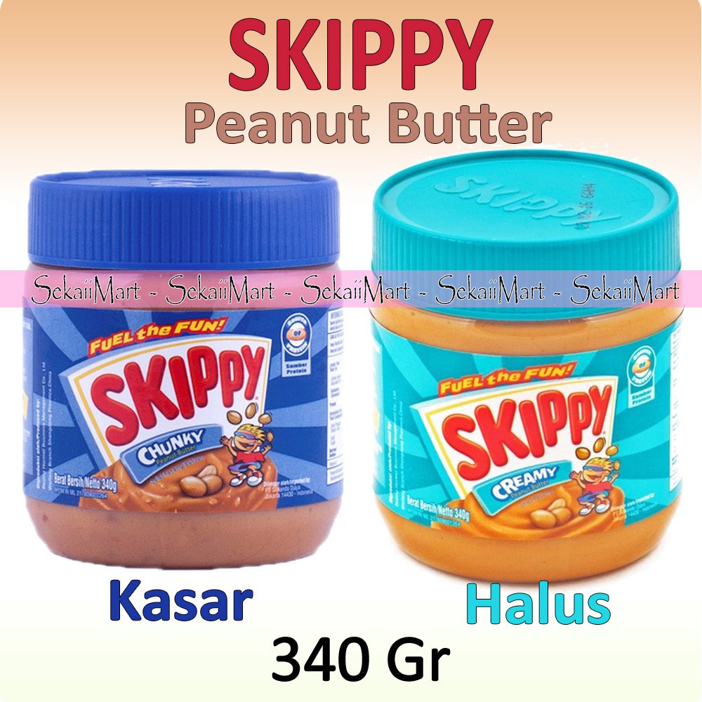 Jual SKIPPY Chunky / Creamy Peanut Butter Spread 340g - SKIPY Selai ...