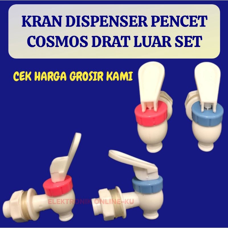 Jual KRAN DISPENSER PENCET COSMOS DRAT LUAR (SET) Shopee Indonesia