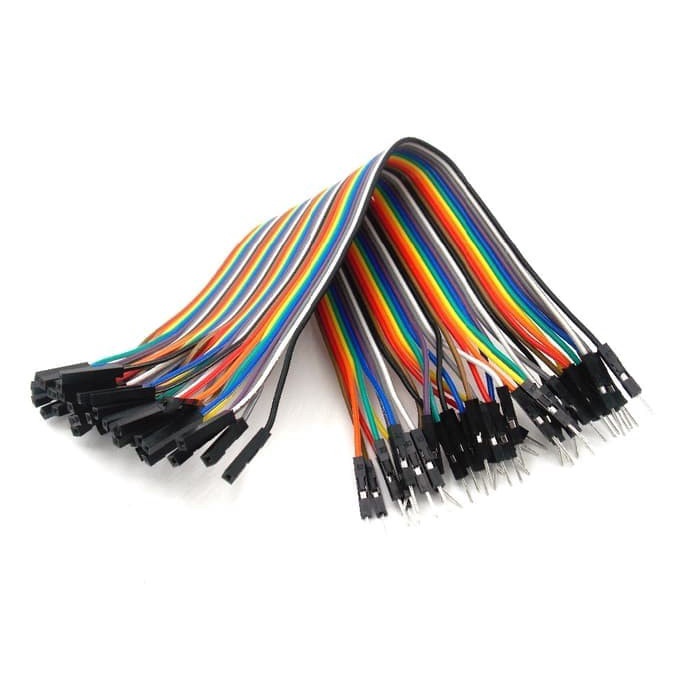 Chanzon - 40 conectores de cable Dupont de 10 cm macho a macho de 10 cm