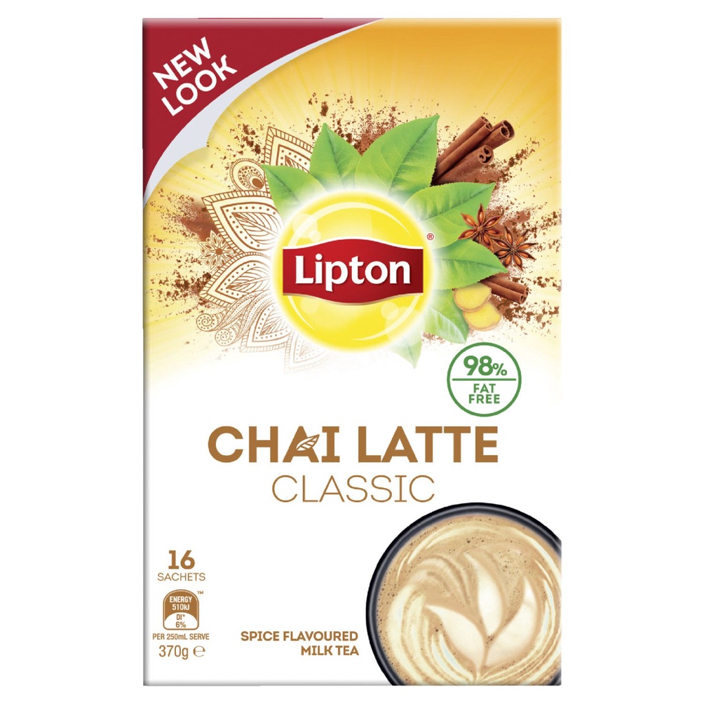 Jual Lipton Authentic Chai Latte Milk Tea 16 Sachets/Box Made in