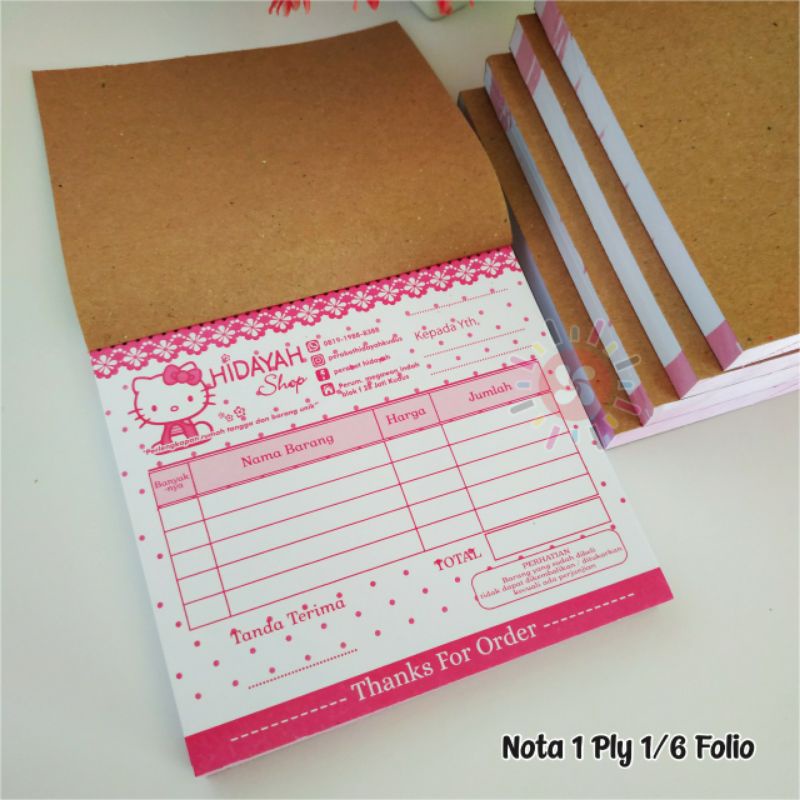 Jual Nota Hvs 1 ply 1 Rim | Shopee Indonesia