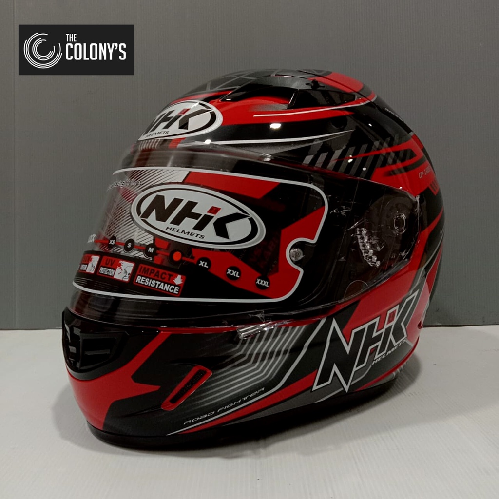 Jual Helm Nhk Fullface Full Face Gp Gp Gp K Helm Nhk Gp Motif Plasma Red Silver