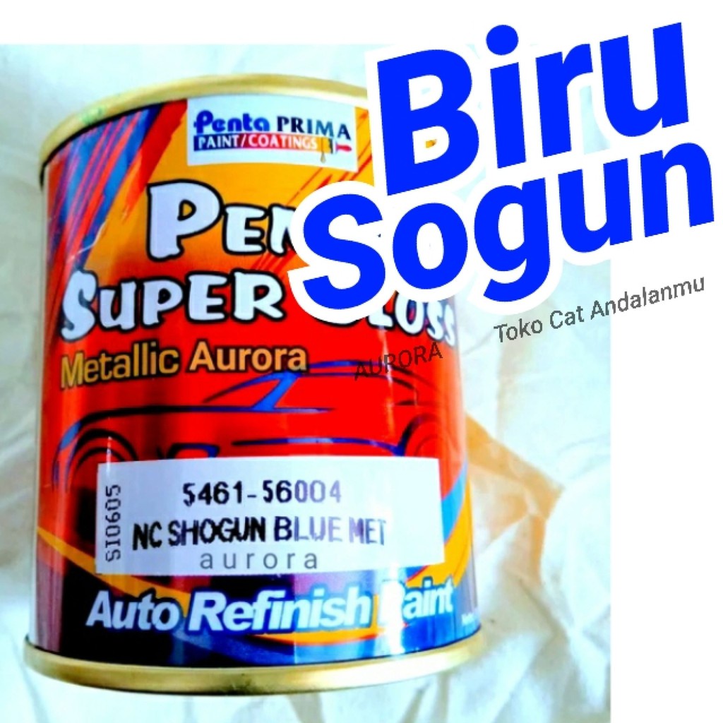 Jual Cat Biru Sogun Penta Super Gloss NC Shogun Blue Met Metallic ...