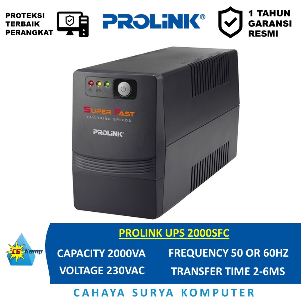 Jual PROLINK UPS 2000SFC | 2000VA | Shopee Indonesia