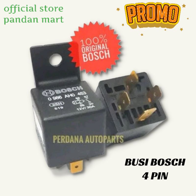 Jual BOSCH RELAY 4 PIN UNTUK SEPEDA MOTOR | Shopee Indonesia