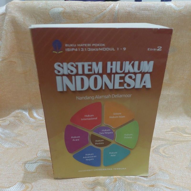 Jual Modul Sistem Hukum Indonesia /modul UT/ Buku Paket Universitas ...