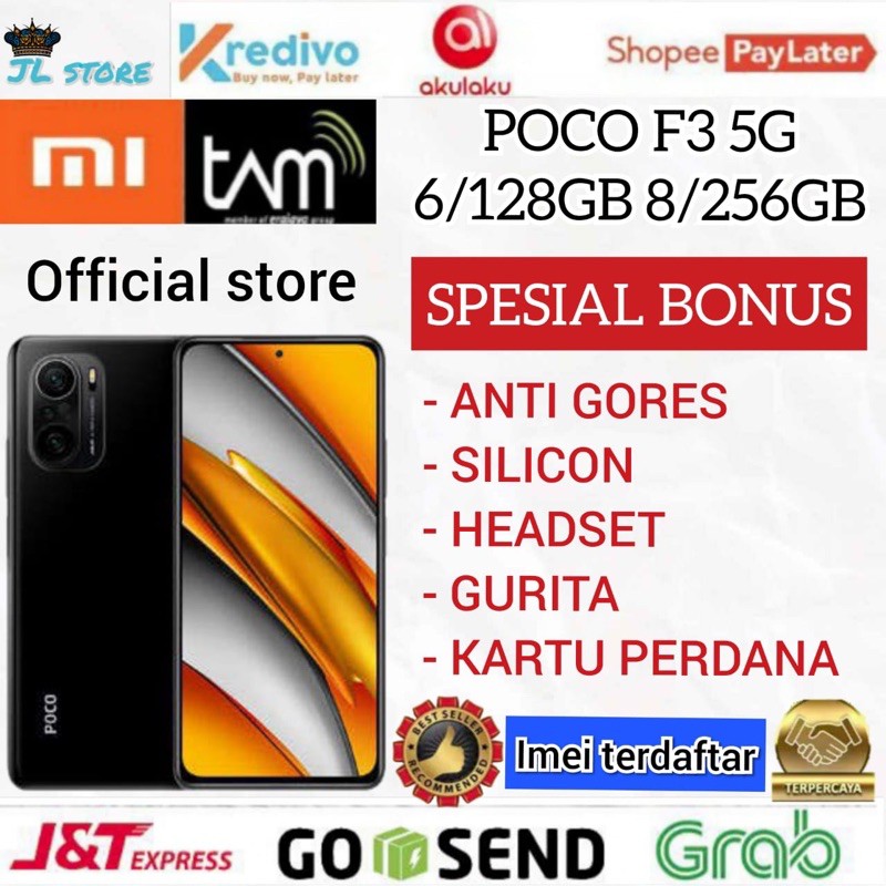 Jual XIAOMI POCO F3 5G 8/256GB 6/128GB GARANSI RESMI XIAOMI INDONESIA ...