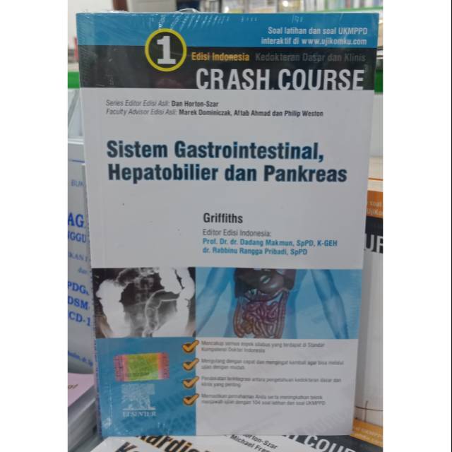 Jual READY STOCK !!! CRASH COURSE SISTEM GASTROINTESTINAL, HEPATOBILIER ...