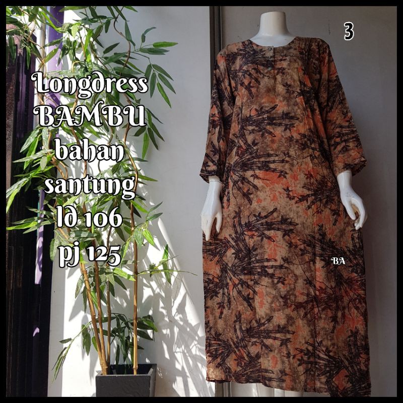 Jual Longdress Bambu#dasterbatik #dasterhalus #dastersolo #dastermurah ...