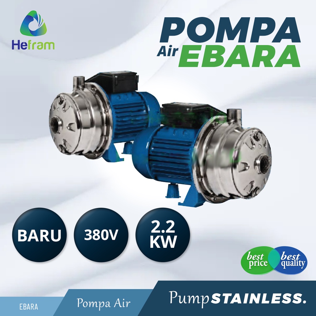 Jual Pompa Air Ebara 2CDX200/30 3HP 380V Centrifugal Pump Stainless ...