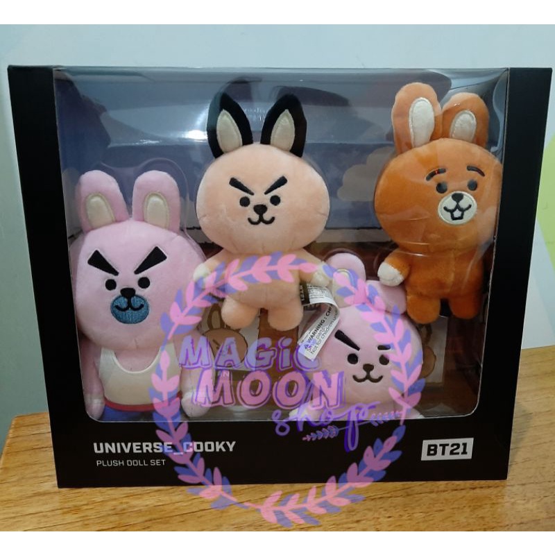 Jual BT21 COOKY UNIVERSE FAMILY DOLL READY 100% OFFICIAL | Shopee Indonesia