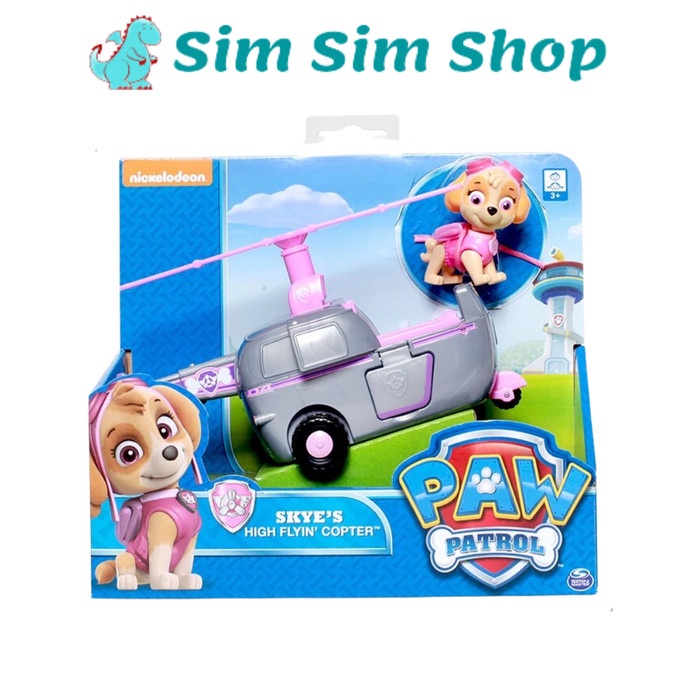 Jual Paw Patrol Skye High Flying Helicopter Copter Figure Set Original New Shopee Indonesia