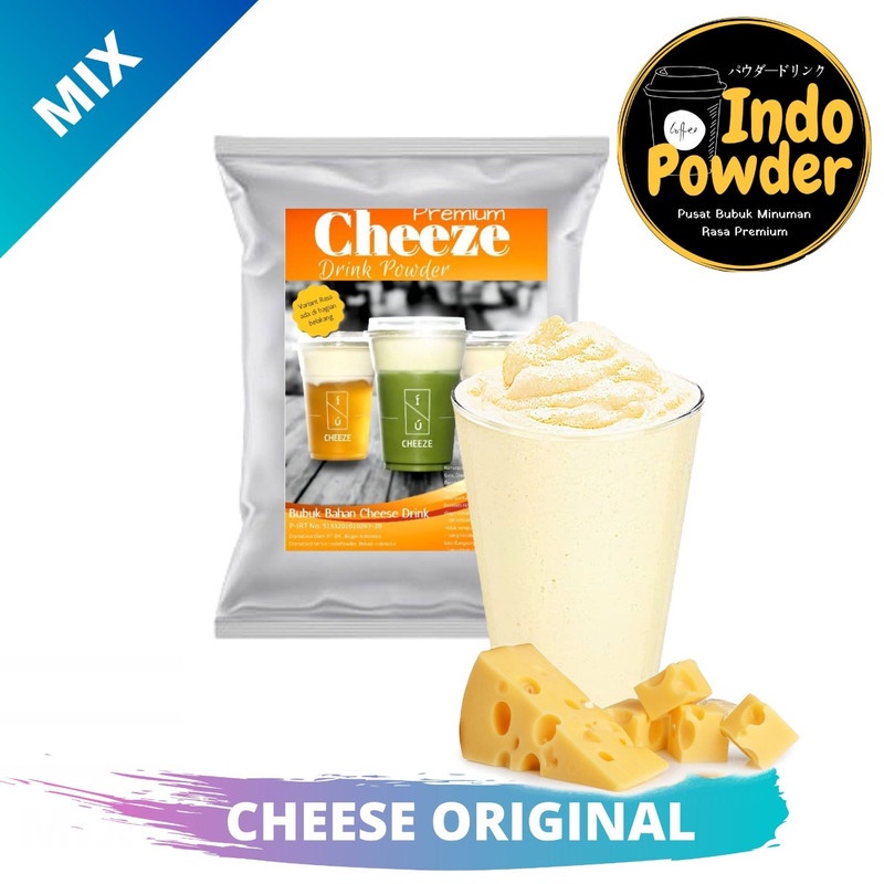Jual INDOPOWDER MIX 250 G CHEESE ORIGINAL BUBUK MINUMAN | Shopee Indonesia