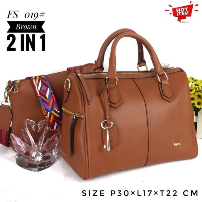 Jual Ready Tas Wanita Batam Fossil 019 Speedy Tas Fosil Handbag Import Murah Handbag Shopee Indonesia