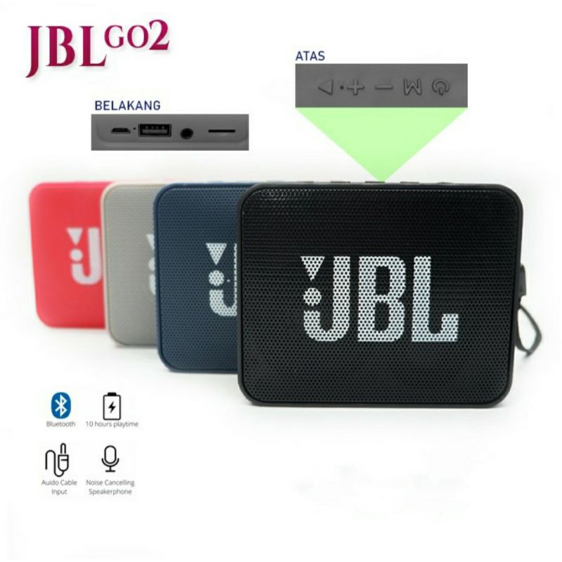 Jual Portable Speaker Bluetooth JBL GO2 Speker Mini Wireless GO 2 bas ...