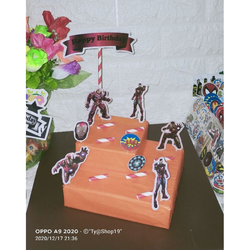 Jual Topper Cake Karakter Iron Man | Shopee Indonesia