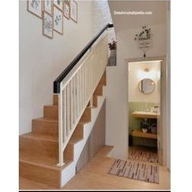Jual railing tangga besi minimalis cat putih | Shopee Indonesia