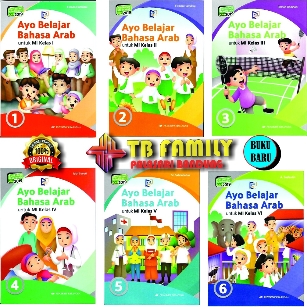 Jual Buku Ayo Belajar Bahasa Arab Untuk Mi Kelas 123456 Kma 2019 Penerbit Erlangga Baru 