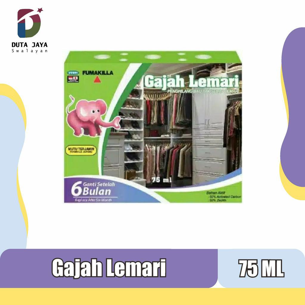 Jual Gajah Lemari Anti Bau Penghilang Bau Tak Sedap Lemari Baju 75 Ml