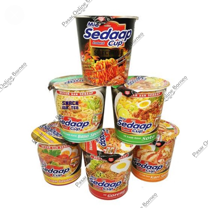 Jual Sedaap Cup Mie Instan Semua Rasa All Varian | Shopee Indonesia