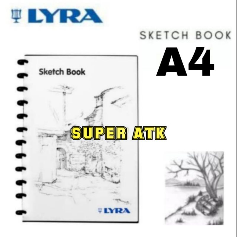 Jual BUKU SKETSA / SKETCHBOOK LYRA A4 Shopee Indonesia