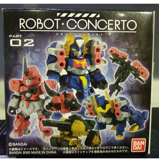 Jual Robot Concerto 02 Bandai Mini mecha Figure random Mecha Candy Toys ...