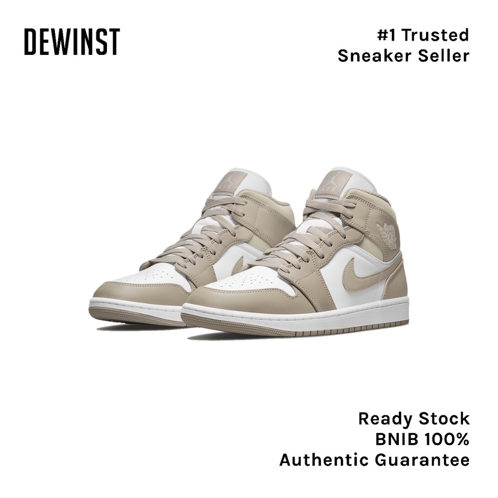 Jual AIR JORDAN 1 MID 'Linen' BNIB RESMI ORIGINAL | Shopee Indonesia