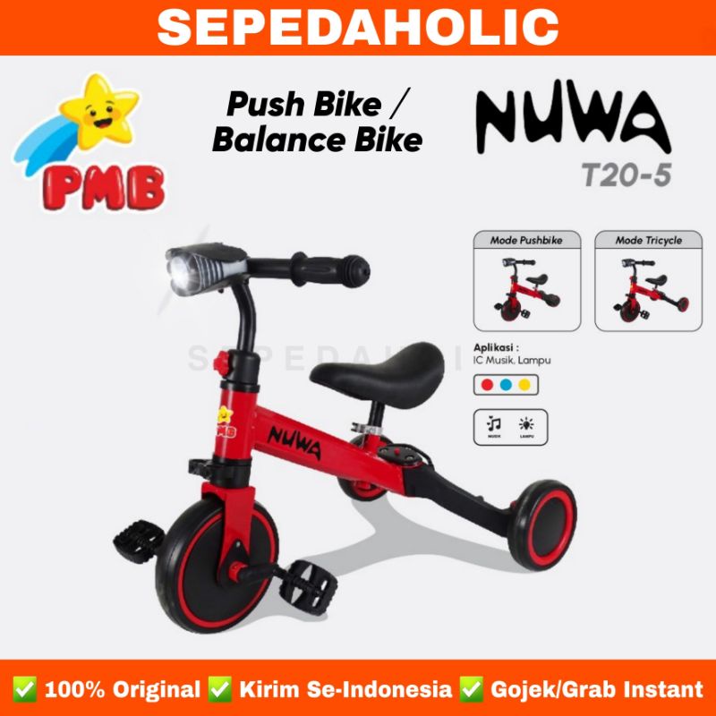 Balance bike 2025 roda 3