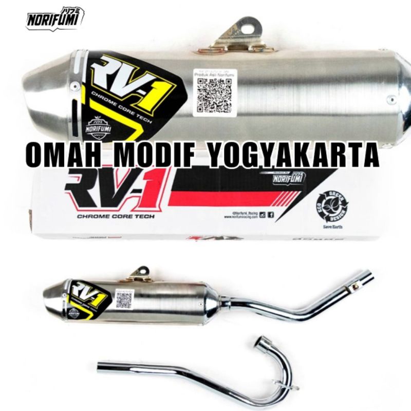 Jual Knalpot Norifumi RV1 N4 CRF 150 L WR 155 KLX 150 BF DTRACKER New